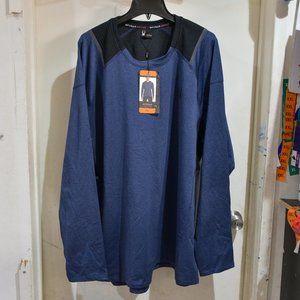 Spyder Men’s Active Long Sleeve‎ Shirt XXL BLUE